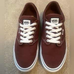 Vans Men's Brown Canvas Sneakers
